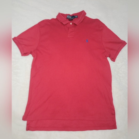 Ralph Lauren Custom Fit Red Polo - Picture 1 of 6